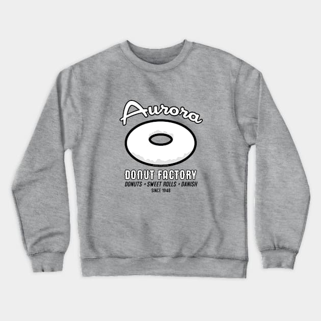 Aurora Donut Factory Crewneck Sweatshirt by Vandalay Industries